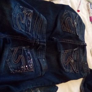 Silver jeans , size25/31,29/32, blue jeans,